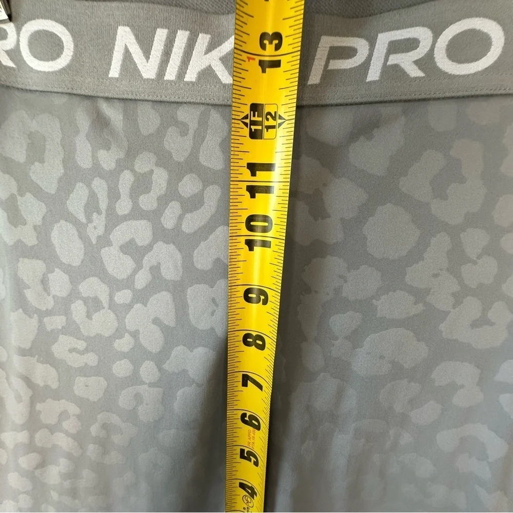 Nike Pro Plus HR All Over Print Tights Grey/Grey DM3988-073 Women's Size 3X